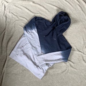 Men’s Hollister blue and white hoodie